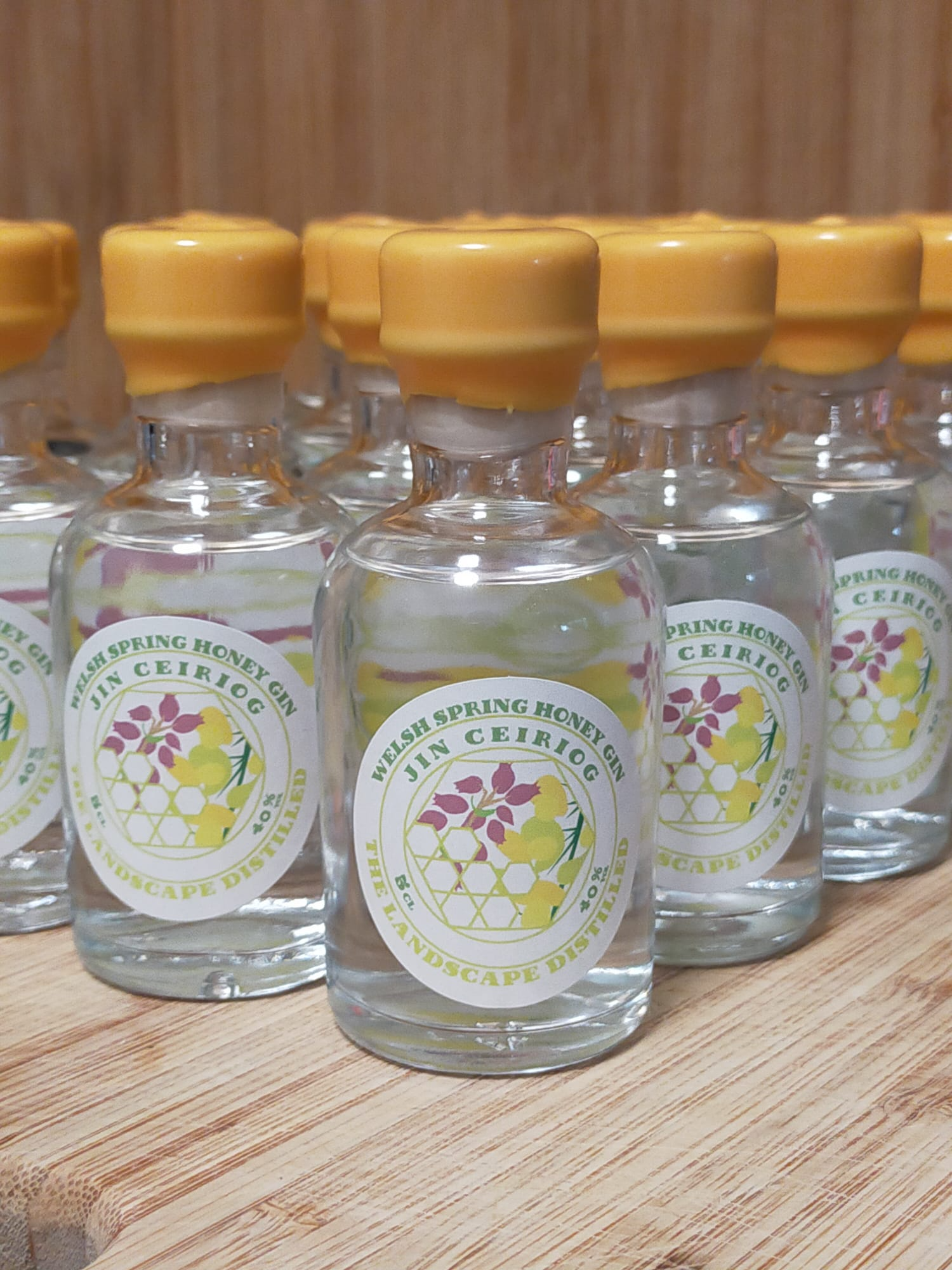 Miniature Welsh Spring Honey Gin 5cl (3 pack)